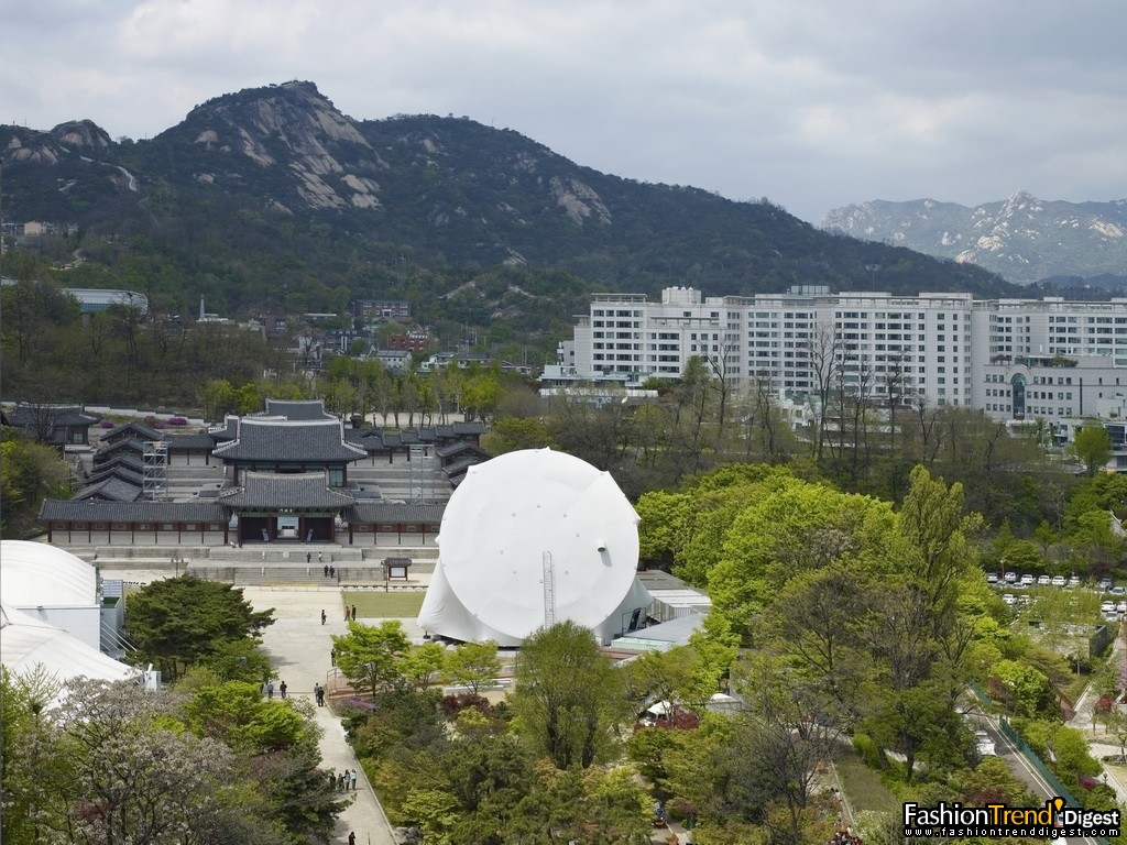 Prada與建筑師Rem Koolhaas合作的Transformer項目外觀 