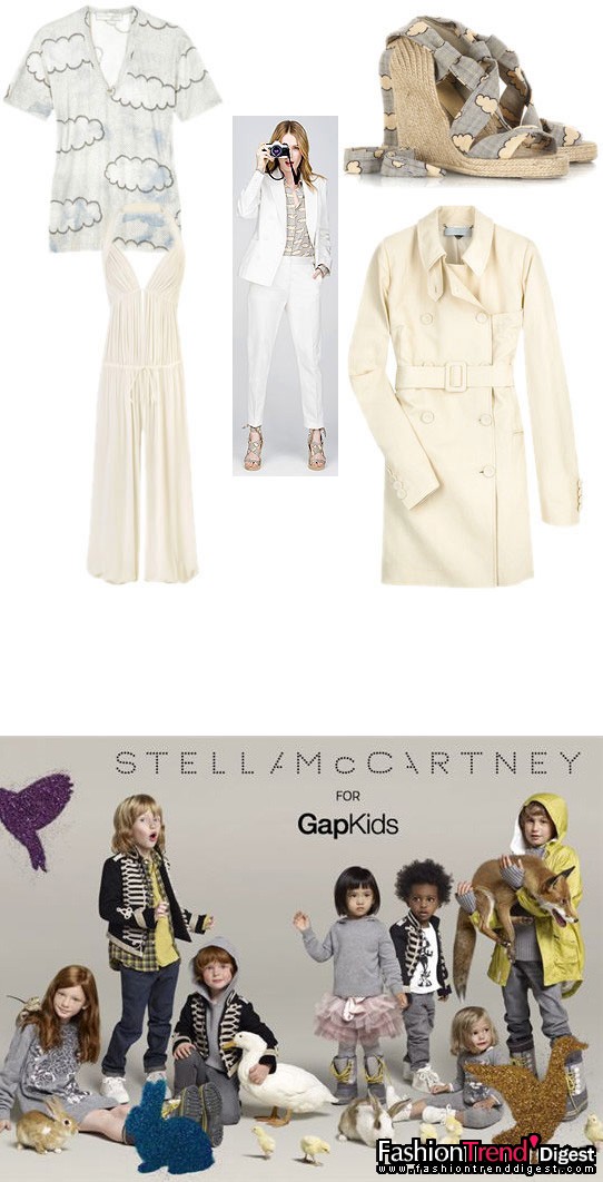 2月25日：Stella McCartney為設計了獨家系列，也將與Gap合作設計GapKids系列。上圖為Stella為Net-a-porter.com設計的百搭系列。下圖為Stella和Gap合作的Gapkids。<br>
3月2日：Miuccia Prada的秋季系列靈感來自鄉村，漁夫式的釣魚靴和羊毛毯子樣的大衣。圖為Prada 09秋冬成衣秀場圖。<br>
 